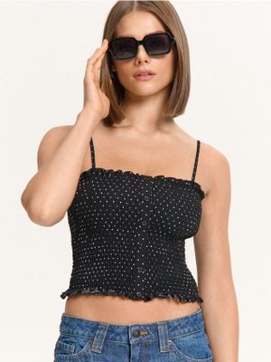 Bluzka damska casualowa ze sklepu: Cropp w kategorii: Bluzki damskie - zdjęcie 4198BBB-532-6969_965HW-99P