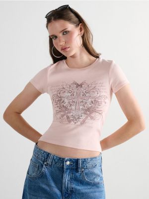 Bluzka damska ze sklepu: Cropp w kategorii: Bluzki damskie - zdjęcie 4198BBB-532-6969_965KA-03X