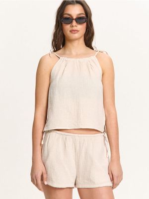Bluzka damska casual na lato ze sklepu: Cropp w kategorii: Bluzki damskie - zdjęcie 4198BBB-532-6969_966HW-01X