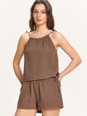 Bluzka damska ze sklepu: Cropp w kategorii: Bluzki damskie - zdjęcie 4198BBB-532-6969_966HW-88X