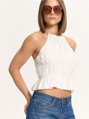 Bluzka damska casual ze sklepu: Cropp w kategorii: Bluzki damskie - zdjęcie 4198BBB-532-6969_969HW-00X