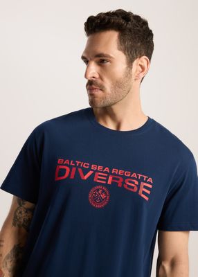 T-shirt męski na wiosnę młodzieżowy Diverse ze sklepu: Diverse w kategorii: T-shirty męskie - zdjęcie 44D75FA-DAF-8163_10046907
