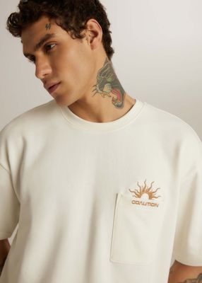 T-shirt męski casual Coalition ze sklepu: Diverse w kategorii: T-shirty męskie