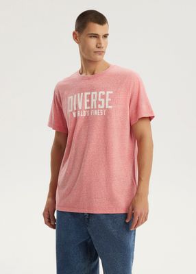 T-shirt męski na lato Diverse ze sklepu: Diverse w kategorii: T-shirty męskie - zdjęcie 44D75FA-DAF-8163_10049052