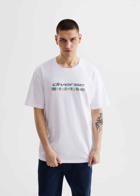 T-shirt męski wiosenny Diverse ze sklepu: Diverse w kategorii: T-shirty męskie - zdjęcie 44D75FA-DAF-8163_10046416
