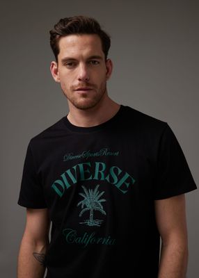 T-shirt męski na wiosnę Diverse ze sklepu: Diverse w kategorii: T-shirty męskie - zdjęcie 44D75FA-DAF-8163_10046432