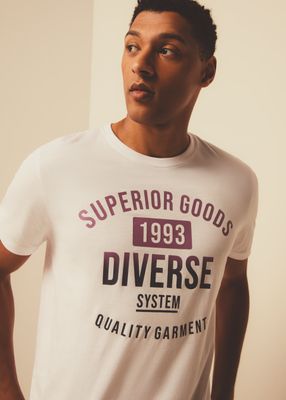 T-shirt męski na wiosnę Diverse ze sklepu: Diverse w kategorii: T-shirty męskie