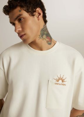 T-shirt męski casual Coalition ze sklepu: Diverse w kategorii: T-shirty męskie - zdjęcie 44D75FA-DAF-8163_10047163