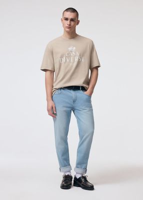 T-shirt męski młodzieżowy na wiosnę Diverse ze sklepu: Diverse w kategorii: T-shirty męskie - zdjęcie 44D75FA-DAF-8163_10049066