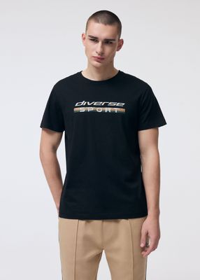 T-shirt męski w stylu młodzieżowym Diverse ze sklepu: Diverse w kategorii: T-shirty męskie - zdjęcie 44D75FA-DAF-8163_10049082
