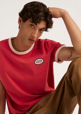 T-shirt męski casual na wiosnę Diverse ze sklepu: Diverse w kategorii: T-shirty męskie