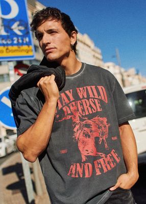 T-shirt męski młodzieżowy Diverse ze sklepu: Diverse w kategorii: T-shirty męskie - zdjęcie 44D75FA-DAF-8163_10050160