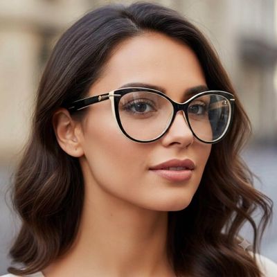 Okulary korekcyjne damskie ze sklepu: Stylion w kategorii: Okulary korekcyjne damskie - zdjęcie 4D4DD33-06F-2088_10662