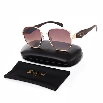 Okulary przeciwsłoneczne damskie ze sklepu: Stylion w kategorii: Okulary przeciwsłoneczne damskie - zdjęcie 4D4DD33-06F-2088_514