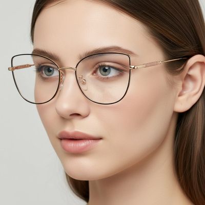 Okulary zerówki STYLION ze sklepu: Stylion w kategorii: Okulary zerówki damskie - zdjęcie 4D4DD33-06F-2088_5272