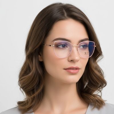 Okulary zerówki STYLION ze sklepu: Stylion w kategorii: Okulary zerówki damskie - zdjęcie 4D4DD33-06F-2088_5279