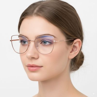 Okulary zerówki STYLION ze sklepu: Stylion w kategorii: Okulary zerówki damskie - zdjęcie 4D4DD33-06F-2088_5281