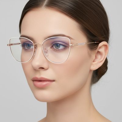 Okulary zerówki STYLION ze sklepu: Stylion w kategorii: Okulary zerówki damskie - zdjęcie 4D4DD33-06F-2088_5282