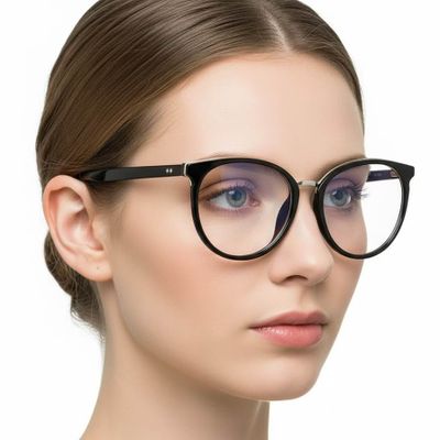 Okulary zerówki ESTILLO ze sklepu: Stylion w kategorii: Okulary zerówki damskie - zdjęcie 4D4DD33-06F-2088_5893