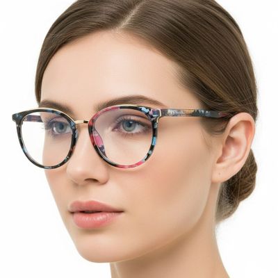 Okulary zerówki ESTILLO ze sklepu: Stylion w kategorii: Okulary zerówki damskie - zdjęcie 4D4DD33-06F-2088_6569