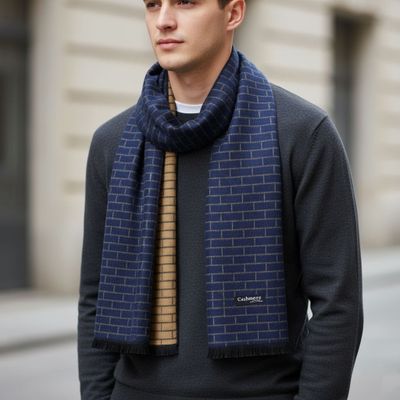 Szalik ze sklepu: Stylion w kategorii: Szaliki męskie - zdjęcie 4D4DD33-06F-2088_6640