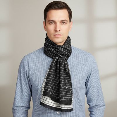 Szalik ze sklepu: Stylion w kategorii: Szaliki męskie - zdjęcie 4D4DD33-06F-2088_6645