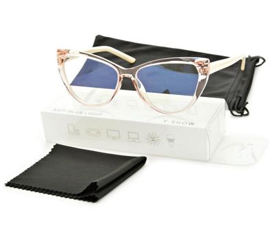 Okulary zerówki STYLION ze sklepu: Stylion w kategorii: Okulary zerówki damskie - zdjęcie 4D4DD33-06F-2088_7139