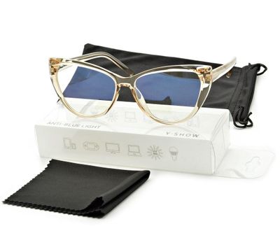 STYLION - Okulary zerówki ze sklepu: Stylion w kategorii: Okulary zerówki damskie - zdjęcie 4D4DD33-06F-2088_7140