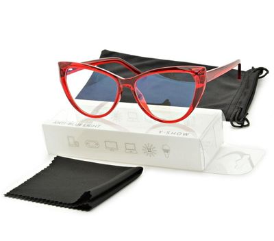 Okulary zerówki STYLION ze sklepu: Stylion w kategorii: Okulary zerówki damskie - zdjęcie 4D4DD33-06F-2088_7142