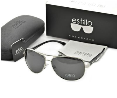 Okulary przeciwsłoneczne ESTILLO ze sklepu: Stylion w kategorii: Okulary przeciwsłoneczne męskie - zdjęcie 4D4DD33-06F-2088_7143