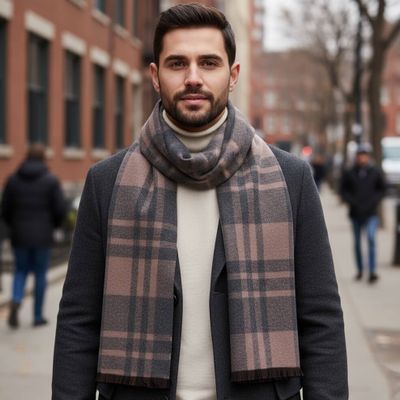 Szalik ze sklepu: Stylion w kategorii: Szaliki męskie - zdjęcie 4D4DD33-06F-2088_7232