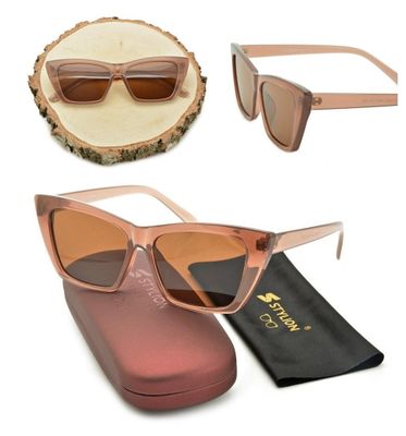 Okulary przeciwsłoneczne damskie ze sklepu: Stylion w kategorii: Okulary przeciwsłoneczne damskie - zdjęcie 4D4DD33-06F-2088_7317