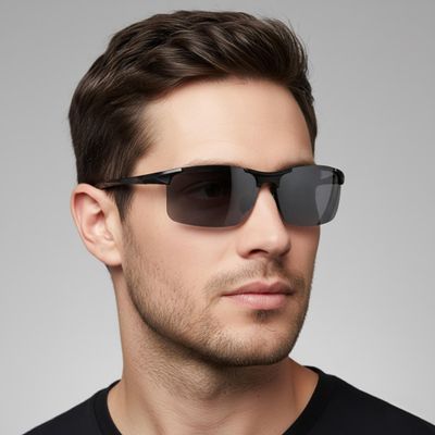 Okulary przeciwsłoneczne ze sklepu: Stylion w kategorii: Okulary przeciwsłoneczne męskie - zdjęcie 4D4DD33-06F-2088_7452