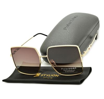 Okulary przeciwsłoneczne damskie ze sklepu: Stylion w kategorii: Okulary przeciwsłoneczne damskie - zdjęcie 4D4DD33-06F-2088_7613