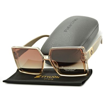 Okulary przeciwsłoneczne damskie ze sklepu: Stylion w kategorii: Okulary przeciwsłoneczne damskie - zdjęcie 4D4DD33-06F-2088_7614