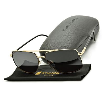 Okulary przeciwsłoneczne POLARZONE ze sklepu: Stylion w kategorii: Okulary przeciwsłoneczne męskie - zdjęcie 4D4DD33-06F-2088_7745