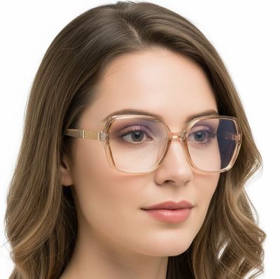 Okulary zerówki ESTILLO ze sklepu: Stylion w kategorii: Okulary zerówki damskie - zdjęcie 4D4DD33-06F-2088_7772
