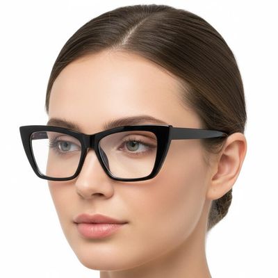 ESTILLO - Okulary zerówki ze sklepu: Stylion w kategorii: Okulary zerówki damskie - zdjęcie 4D4DD33-06F-2088_7775