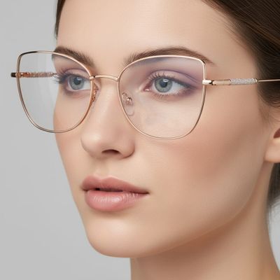 Okulary zerówki STYLION ze sklepu: Stylion w kategorii: Okulary zerówki damskie - zdjęcie 4D4DD33-06F-2088_7781
