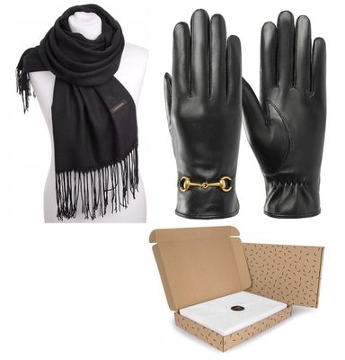 Rękawiczki STYLION ze sklepu: Stylion w kategorii: Rękawiczki damskie - zdjęcie 4D4DD33-06F-2088_7861