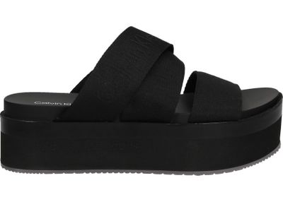Klapki damskie na lato Calvin Klein Jeans ze sklepu: Darbut w kategorii: Klapki damskie - zdjęcie 4EFD8BE-A55-9847_25927