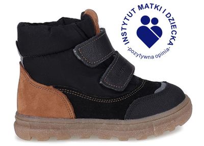czarny Buty zimowe dziecięce Emel ze sklepu: Darbut w kategorii: Buty zimowe dziecięce