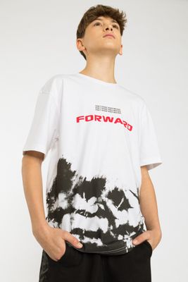 Reporter - T-shirt męski na lato ze sklepu: REPORTER w kategorii: T-shirty męskie - zdjęcie 522E7B5A-528-641_13453