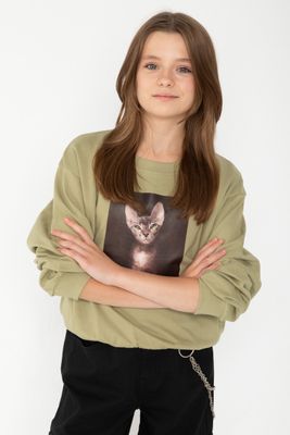 Bluza dziewczęca na wiosnę Reporter ze sklepu: REPORTER w kategorii: Bluzy dziewczęce - zdjęcie 522E7B5A-528-641_14173