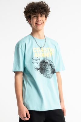Reporter - T-shirt chłopięce na lato ze sklepu: REPORTER w kategorii: T-shirty chłopięce - zdjęcie 522E7B5A-528-641_16278