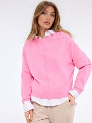 Sweter damski casual Mohito ze sklepu: Mohito w kategorii: Swetry damskie - zdjęcie 55A556F-010-6967_002IP