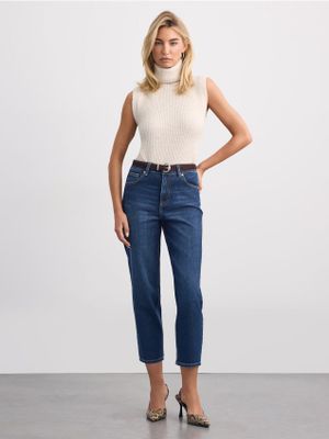 Jeansy damskie jesienne casual Mohito ze sklepu: Mohito w kategorii: Jeansy damskie - zdjęcie 55A556F-010-6967_075KG