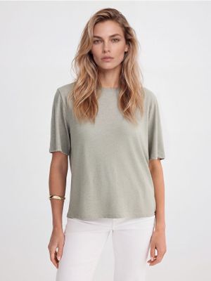 Bluzka damska Mohito ze sklepu: Mohito w kategorii: Bluzki damskie - zdjęcie 55A556F-010-6967_085KZ