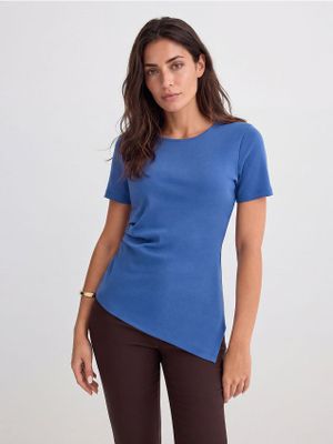Bluzka damska wiosenna casual Mohito ze sklepu: Mohito w kategorii: Bluzki damskie - zdjęcie 55A556F-010-6967_0959X