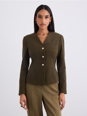 Mohito - Marynarka elegancki ze sklepu: Mohito w kategorii: Marynarki damskie - zdjęcie 55A556F-010-6967_101LC